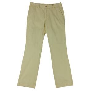 Vineyard Vines Slim Fit Breaker Chino Pants Mens 32X32 Yellow Preppy Summer